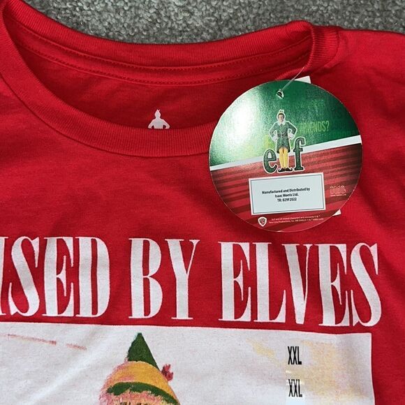 New Res Men’s or Unisex Elf, Will Ferrell Raised by Elves Christmas t-shirt XXL - Picture 2 of 3